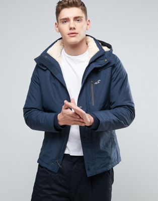 All Weather Hooded Jacket Borg Lined 