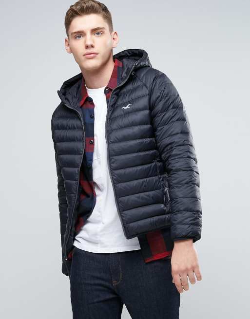 Hollister All Weather Hooded Jacket In Anthracite ASOS