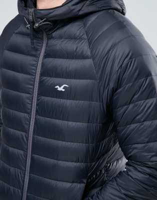 hollister padded jacket mens