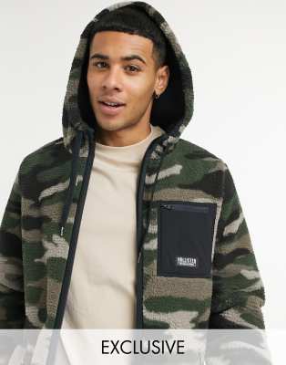 hollister camo hoodie
