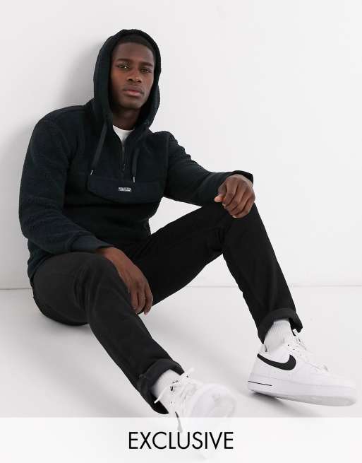 Hollister half clearance zip hoodie