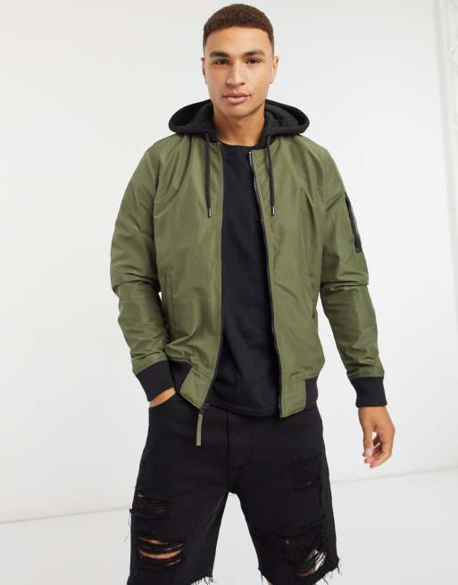 Hollister aviator jacket top