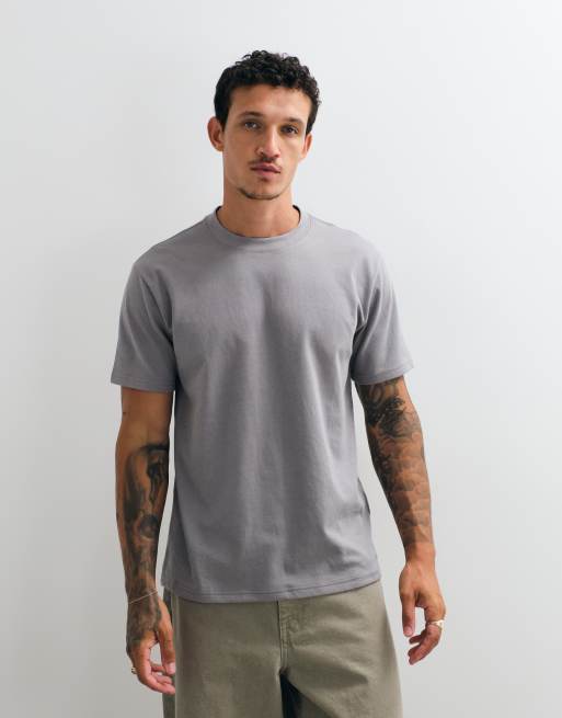 Hollister avslappnad vardagst-shirt i grått, 2 av 5
