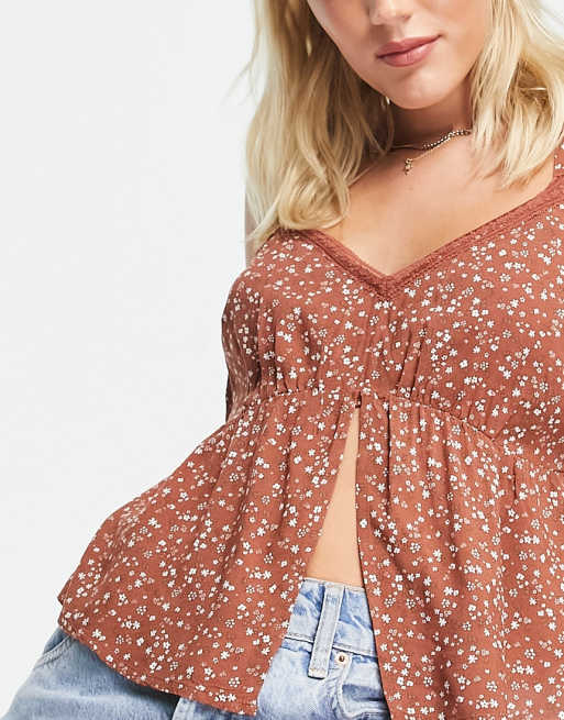 Hollister babydoll top online
