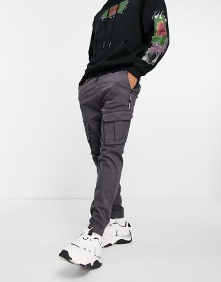 skinny fit cargo joggers