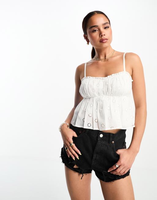 Hollister babydoll 2025 top