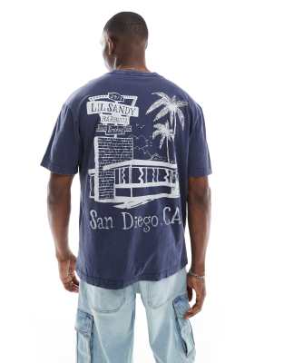 Hollister Back Graphic T-shirt In Red