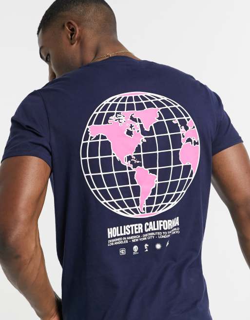 Hollister printed outlet logo graphic tee