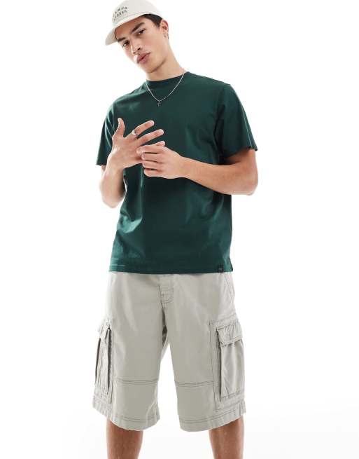 Hollister - Baggy cargoshort in kaki
