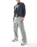 [Hollister] Hollister baggy carpenter pants in grey W32 GREY