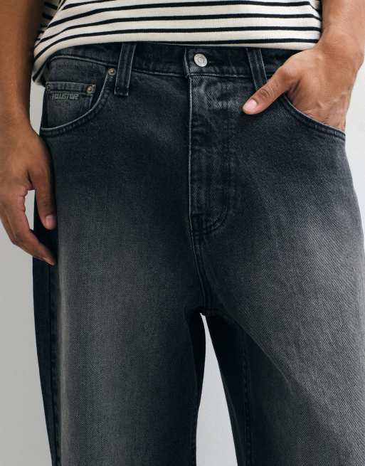 Hollister baggy fit jeans in washed gray, 2 of 5