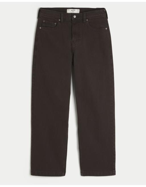 Hollister Baggy jeans in dark brown, 4 of 5