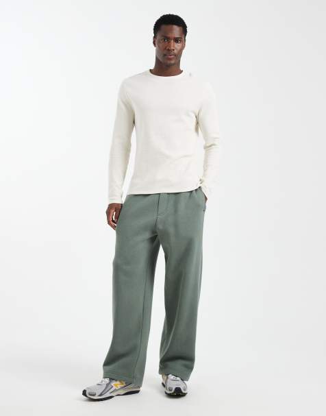 Hollister baggy joggers in green