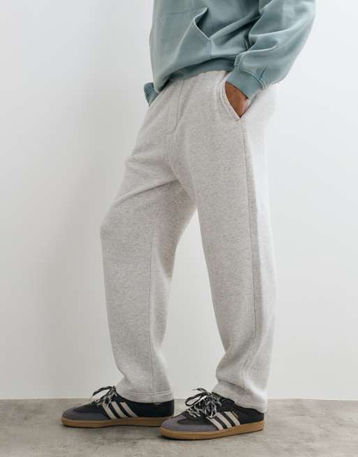 Hollister baggy joggingbukser i lysegrå, 3 af 5
