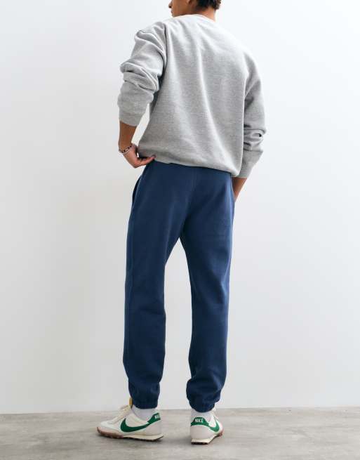 Hollister baggy joggingbukser med opsmøg i blå, 5 af 5