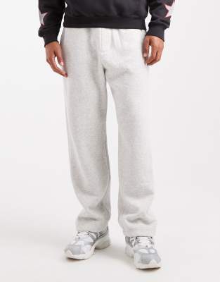 Hollister Baggy Open Cuff Sweatpants In White