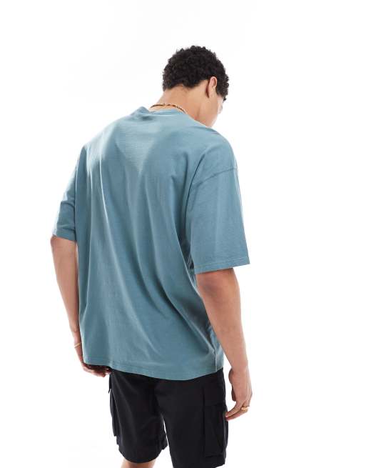 Hollister baggy T-shirt in green, 2 of 4