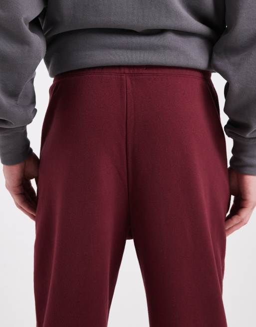 Hollister baggy terry logo trackies in red, 4 of 5