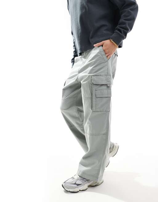 Hollister - Baggy timmermansbroek in grijs, 2 van 5