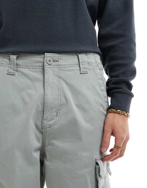 Hollister - Baggy timmermansbroek in grijs, 3 van 5