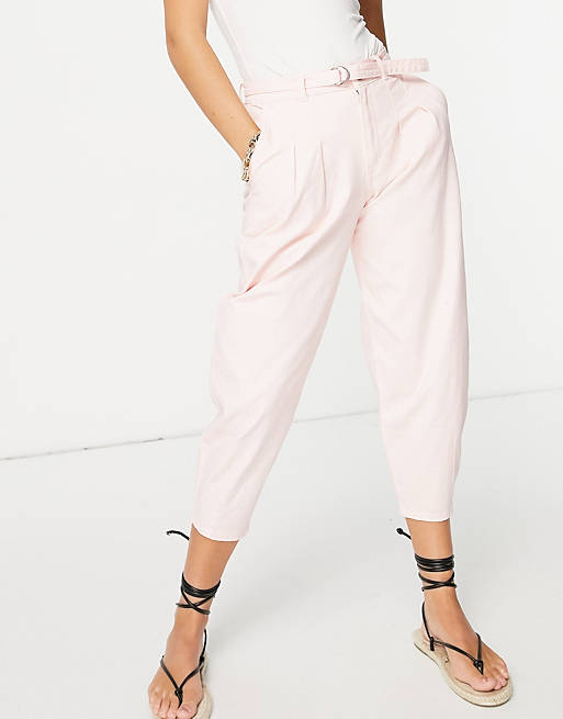 Hollister balloon trouser in pink