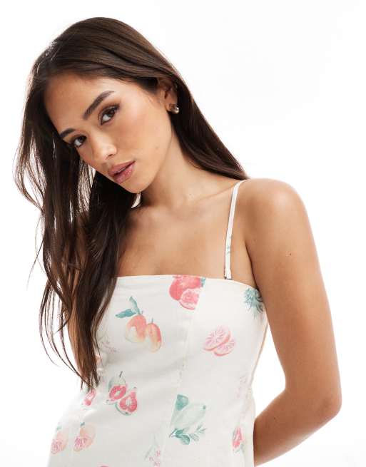hollister linen dress Women's Open-Back Linen-Blend Skort Dress | Women's Clearance