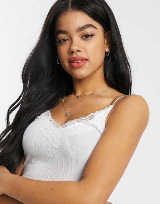 Hollister bare lace cami multipack