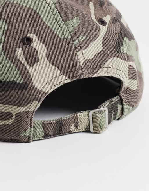 Hollister baseball cap in camo print, 2 of 3