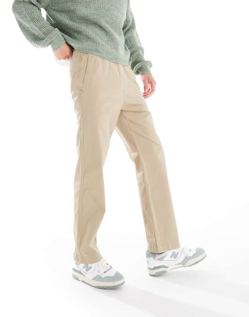 Hollister - Beige afslappede bukser med lige ben, 3 af 5