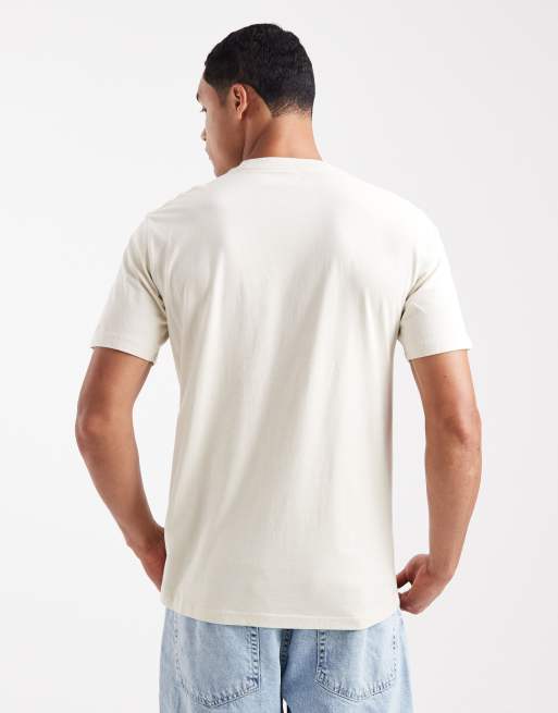 Hollister - Beige klassisk T-shirt med korte ærmer, 3 af 5