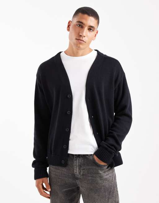 Hollister - Beige let cardigan i firkantet pasform