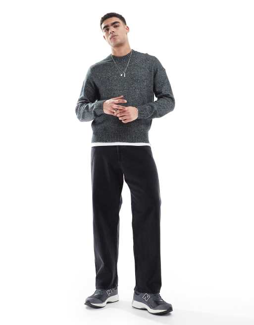 Hollister – Beige, stickad tröja med rund halsringning och boxig passform, 2 av 4