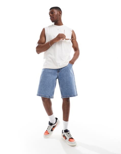 Hollister - Bermuda baggy - Bleu clair - view 1