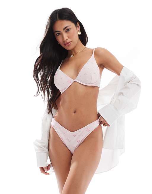 Hollister – Bikini in blassem Lila