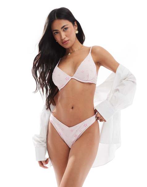 Hollister - Bikinisæt i bleg lyslilla - view 1