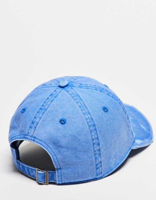 Hollister – Blå keps med stänk i sliten stil, 3 av 3