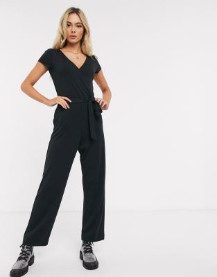 hollister black jumpsuit