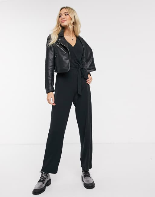 Hollister black jumpsuit on sale