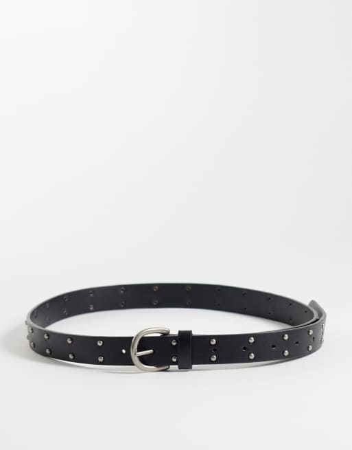 Hollister boho studded belt in black, 1 of 3