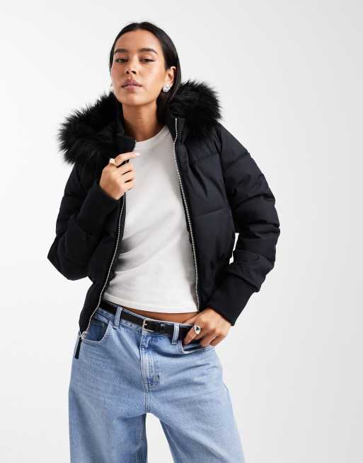 Hollister - Bomber stile Y2K nero