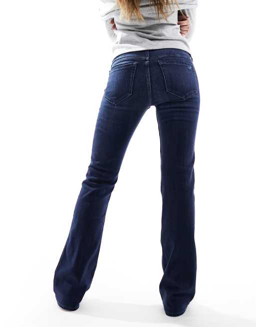 Hollister bootcut fit jeans in dark wash