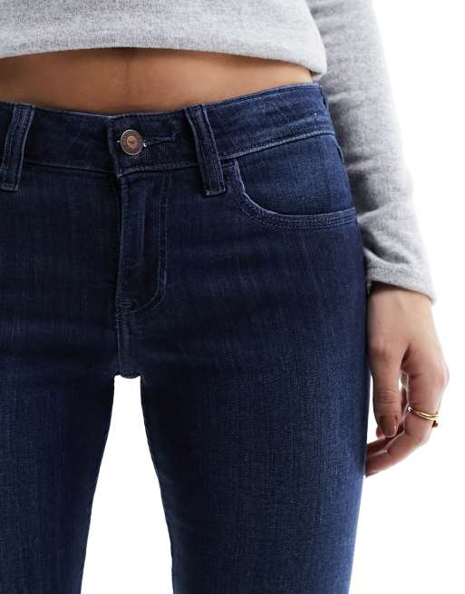 Hollister black bootcut jeans discount