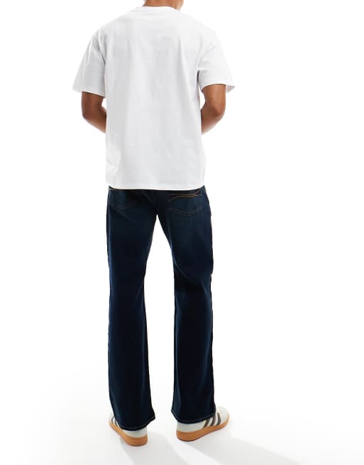 Hollister bootcut jeans in dark indigo | ASOS