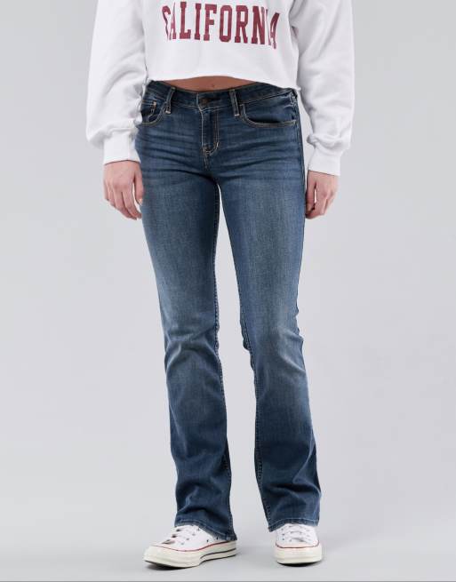 Hollister bootcut jeans in indigo