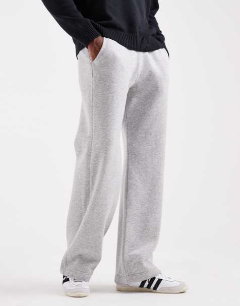 Hollister straight leg joggers in grey