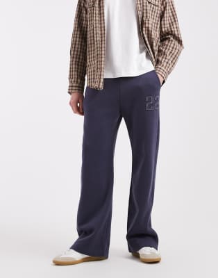 Hollister Bootcut Joggers In Blue