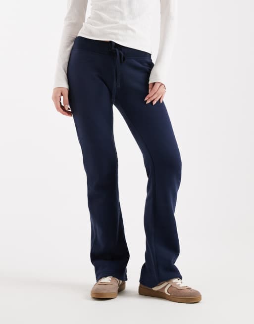 Hollister – Bootcut-Jogginghose in Marineblau mit niedrigem Bund, 4 von 5