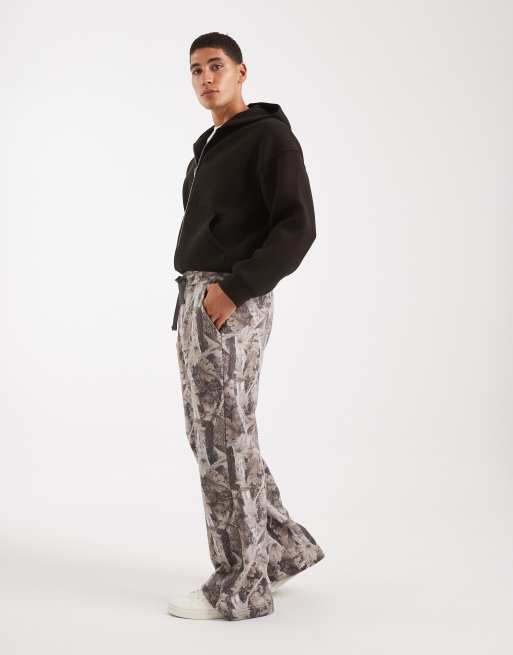 Hollister bootcut trackies in camo, 3 of 5