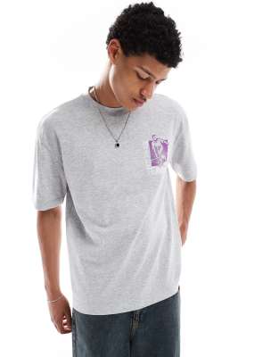 HOLLISTER BOXY COOLING T-SHIRT WITH ATHLETIC MOTIF