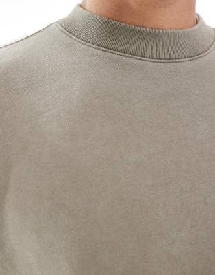 ★AMBUSH★ Layered Crewneck Overfit T-Shirt Beige 1211533132 207356068-2
